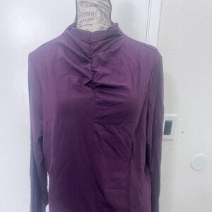 NWT Ann Taylor Burgundy Top